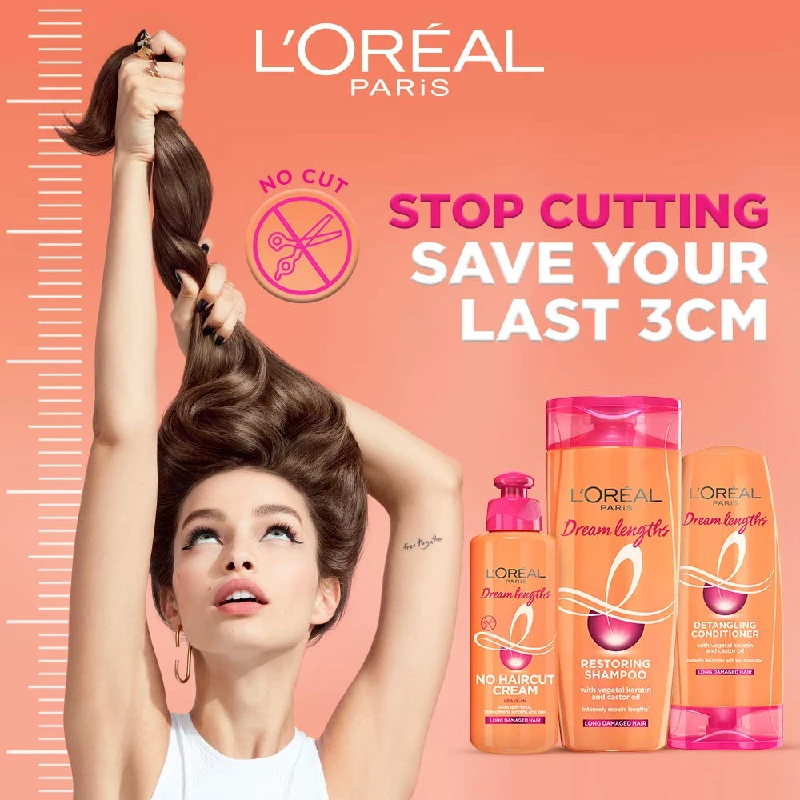 Loreal Paris Dream Lengths No Haircut Cream- Leave-In Cream, 200 ml-3.webp